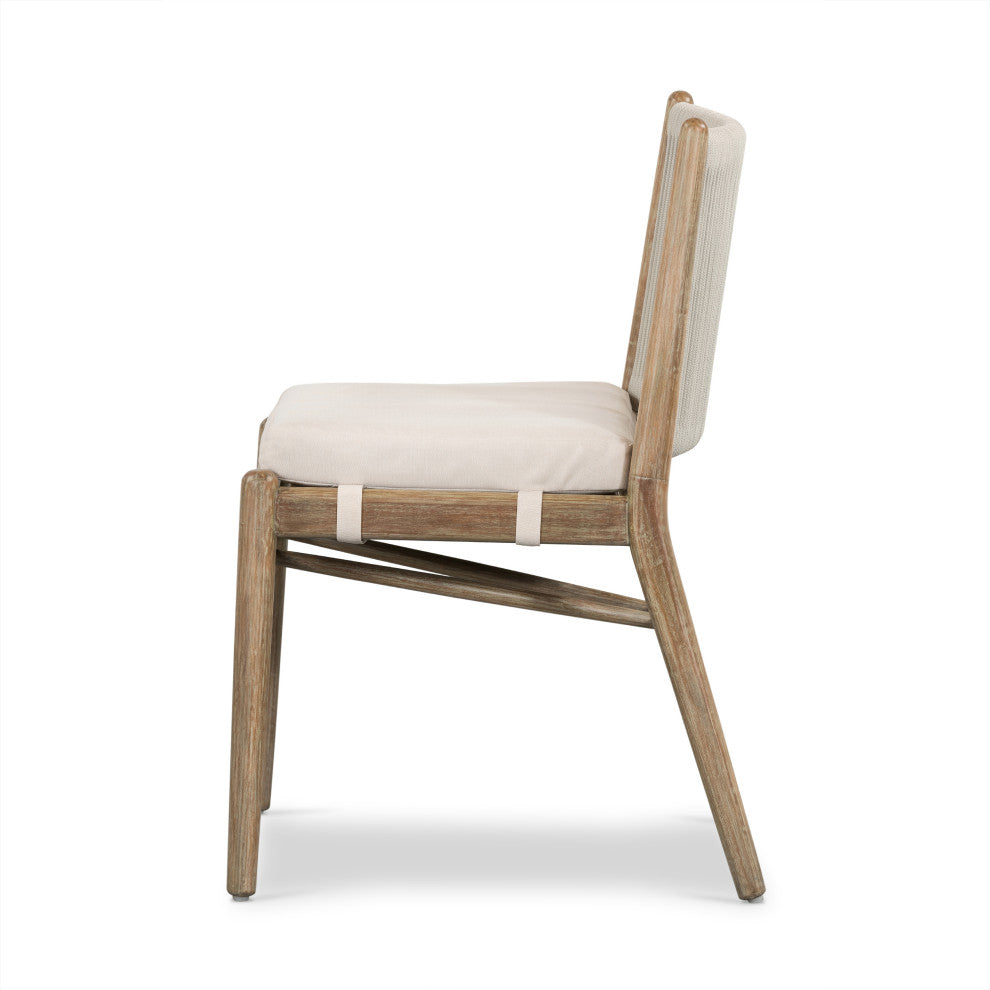 Rosen Outdoor Dining Chair-Natural Eucal