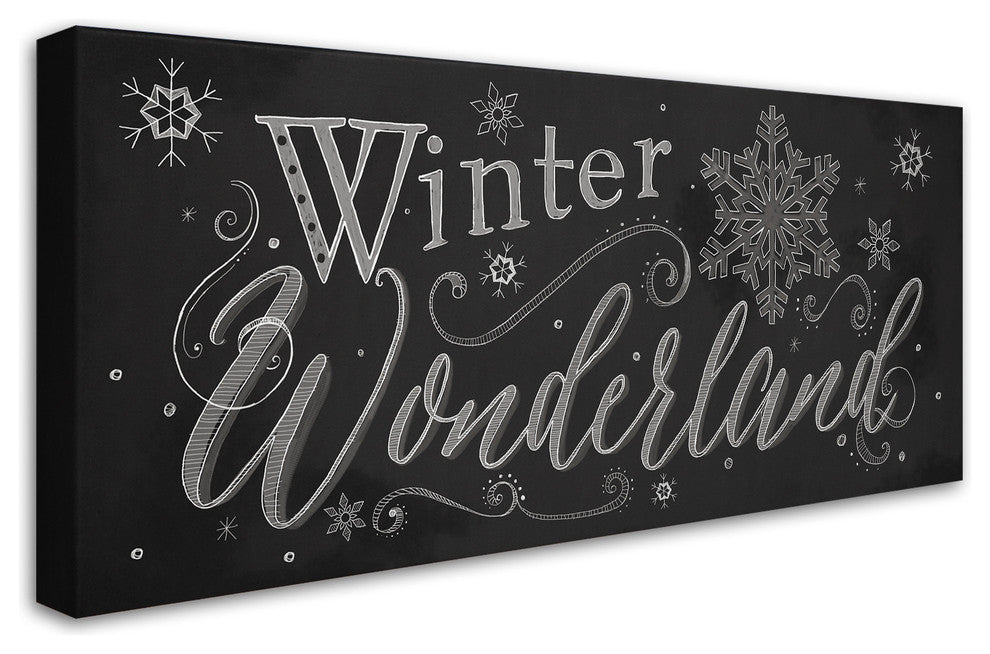 Fiona Stokes-Gilbert 'Chalk Winter' Canvas Art, 47 x 24
