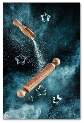 Dina Belenko 'Kitchen Mess Star-Shaped Cookies' Canvas Art, 19 x 12