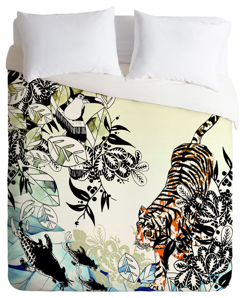 Deny Designs Aimee St Hill Tiger Tiger Duvet Cover - Lightweight