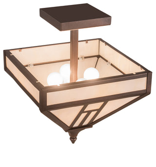 13Sq H Mission Flushmount