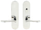 Waterfall Lever, Tubular Passage With Privacy Bolt, LH, Polished Stainless Steel