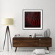 "Optic Illusion" Framed Digital Print by Gilbert Claes, 44x44"