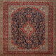 Ahgly Company Indoor Square Traditional Area Rugs, 7' Square