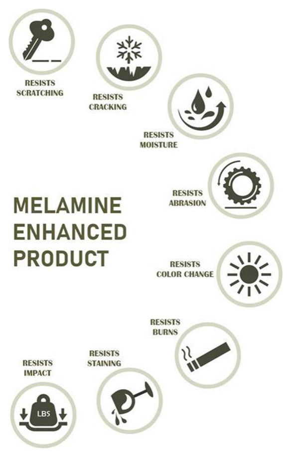 Lexicon Woodrow Contemporary Upholstery Headboard Wood Full Bed in Gray/Black