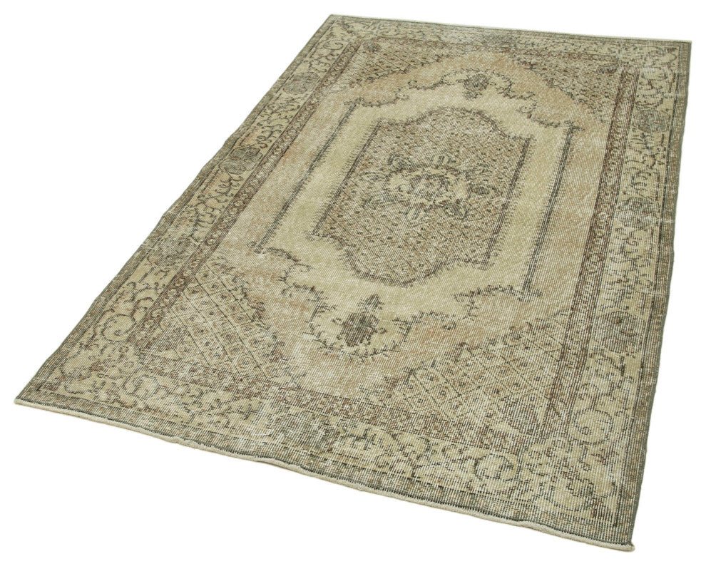 Rug N Carpet - Hand-knotted Turkish 3' 11" x 6' 6" Vintage Small Area Rug