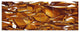 3D Gold Crystal Background, Abstract Canvas Wall Art, 70"x28", 6 Panels