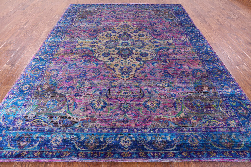 Handmade Persian Silk Rug7' 10" X 10' 0" Q6820