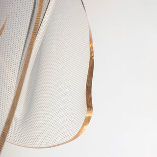 ET2 E24875-133 Rinkle 22"W LED Multi Light Abstract Pendant - Brushed Gunmetal