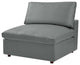 Sectional Sofa Set, Faux Vegan Leather, Gray, Modern, Lounge Hospitality