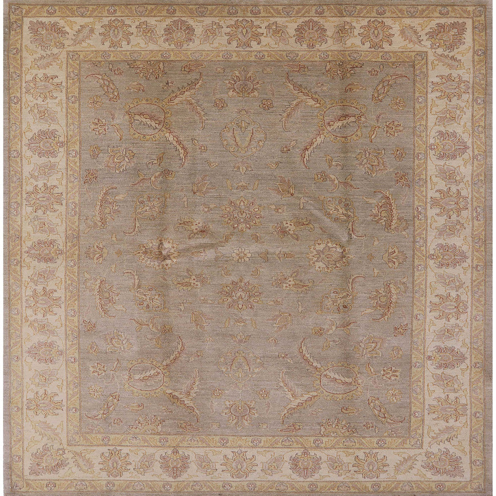 Ahgly Company Indoor Square Mid-Century Modern Area Rugs, 6' Square