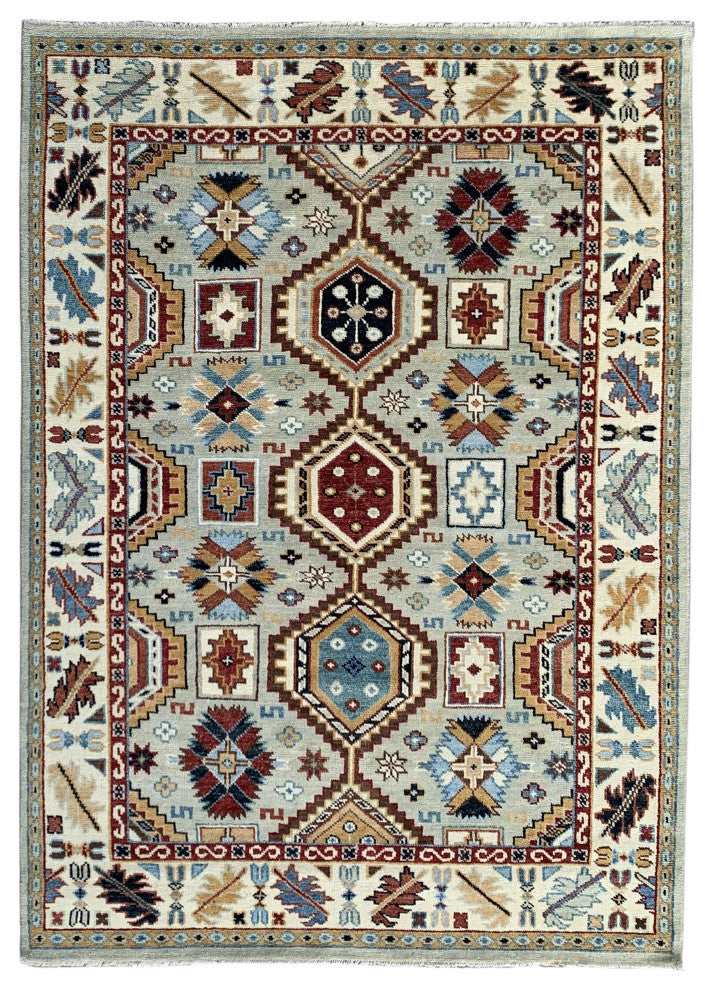 OLIVE / Green Traditional Classic Bidjar Collection Area Rug