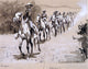 Frederic Remington In the Desert, 20"x25" Wall Decal Print