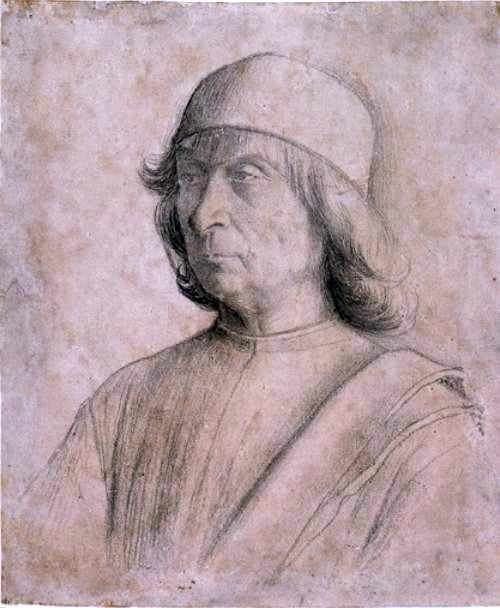 Gentile Bellini Self-Portrait Wall Decal