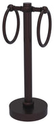 Vanity Top 2 Towel Ring with Twisted Accents, Antique Bronze