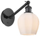Innovations 317-1W-BK-G461-6 1-Light Sconce, Matte Black