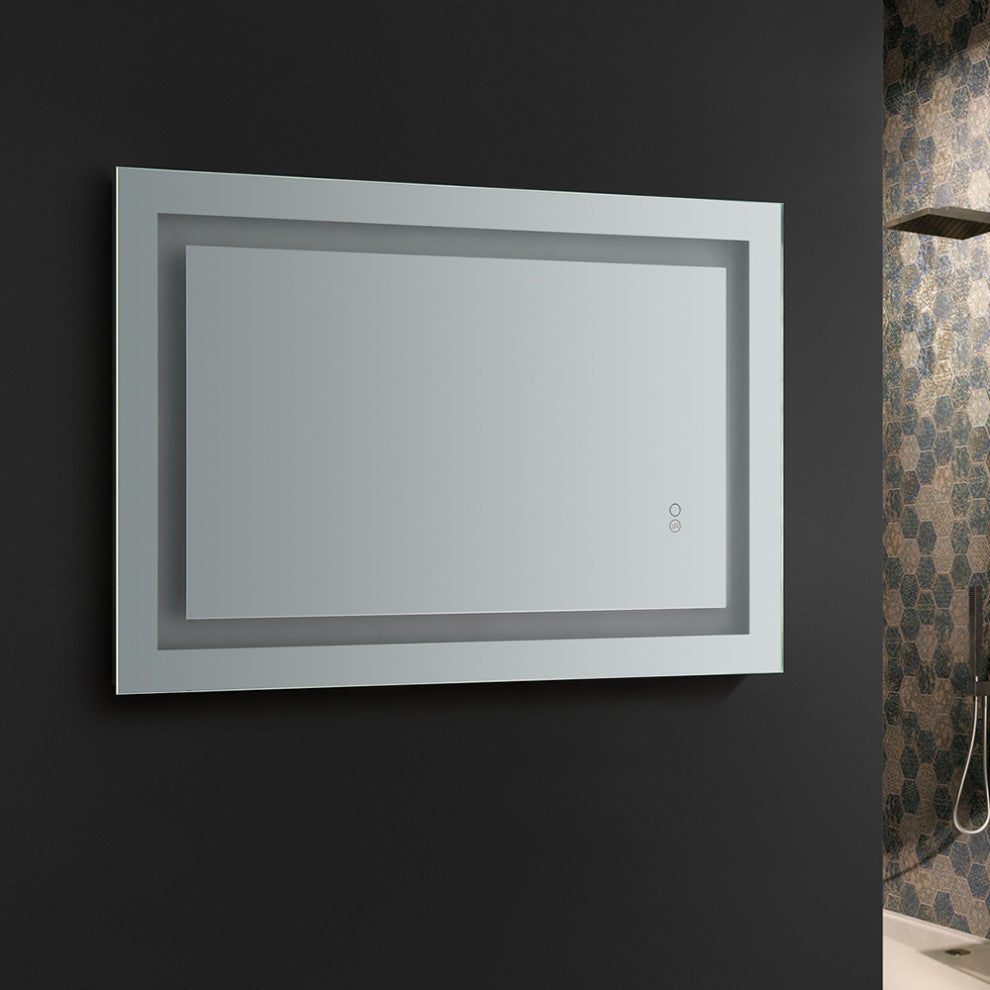 Santo 24"x36" Bathroom Mirror With LED Lighting and Defogger