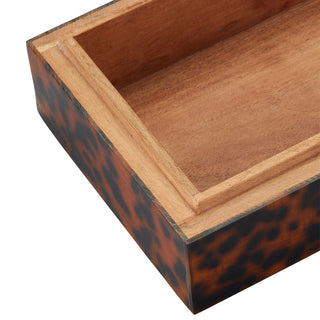 Faux Tortoise Box, 2-Piece Set