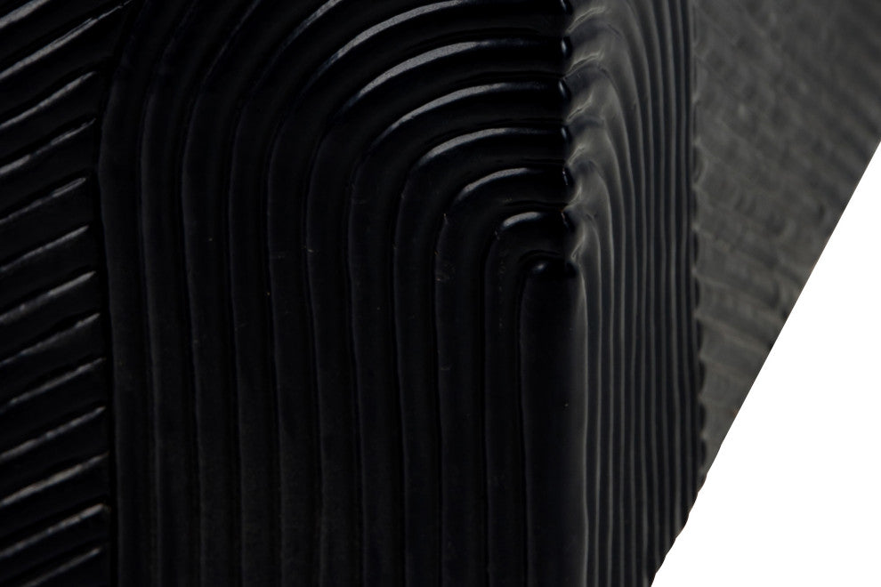 Provenance Serenity Textured Square Table 24", Coal