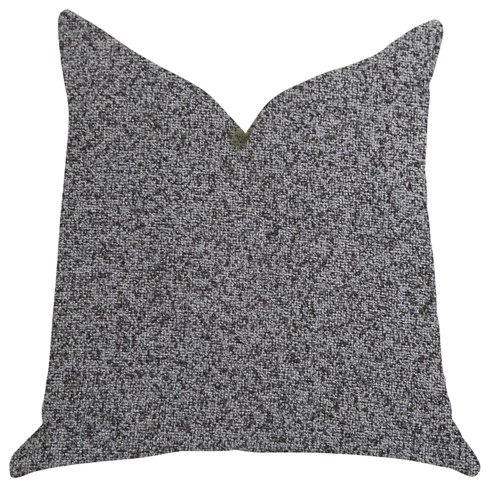 Gray Dove Luxury Throw Pillow in Gray Tones, 18"x18"