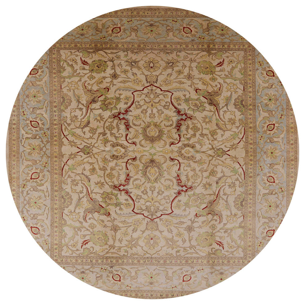 Ahgly Company Indoor Round Mid-Century Modern Area Rugs, 6' Round