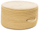 Colonial Mills Pouf Solid Chenille Pouf Banana Round, 20"x20"x11"