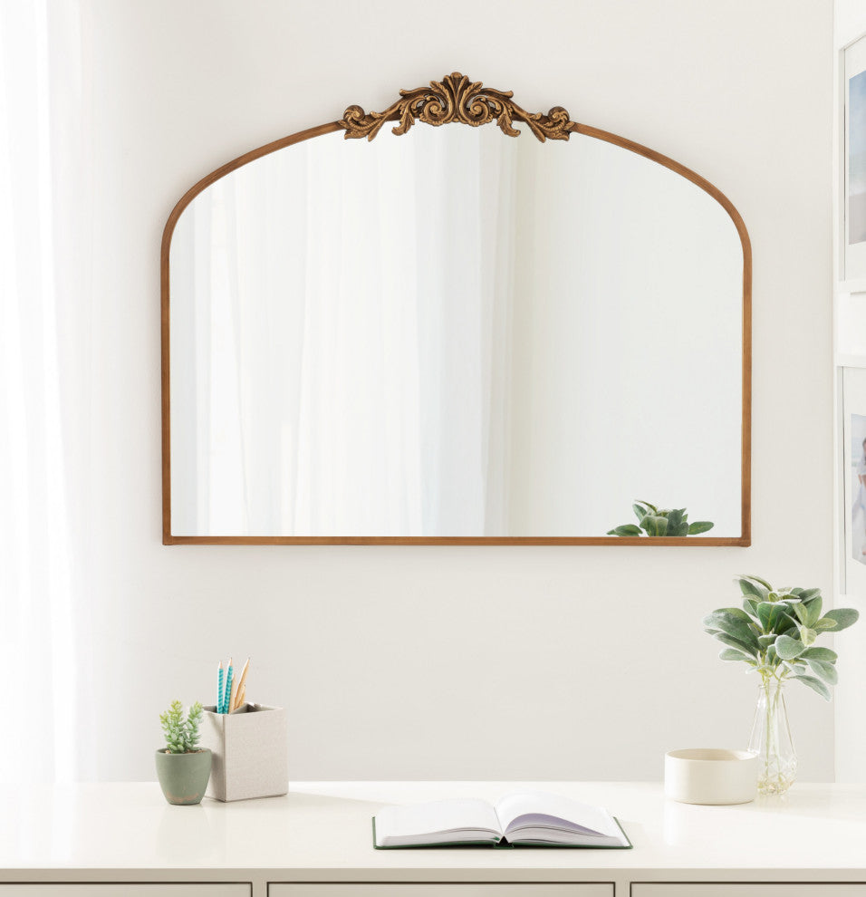 Arendahl Traditional Arch Mirror, Gold, 36x29