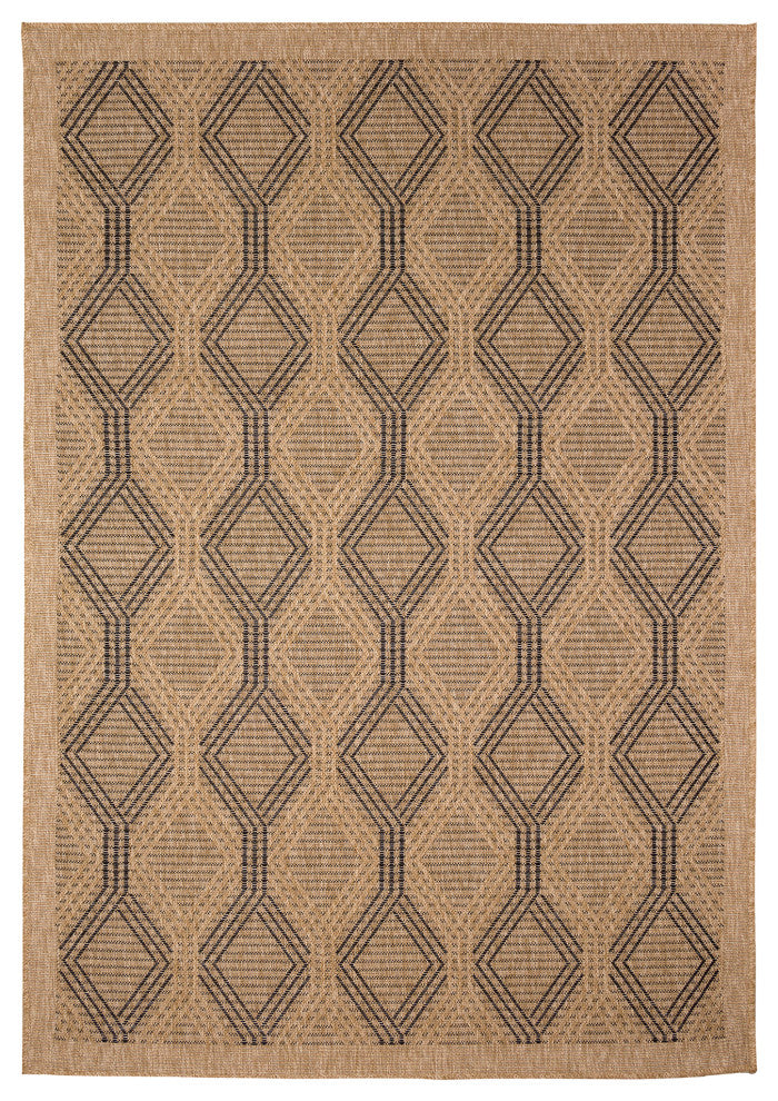 Sahara Links Indoor/Outdoor Rug Natural 7'10" Square