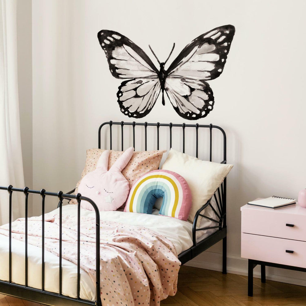 Watercolor Butterfly Peel And Stick Giant Wall Decals