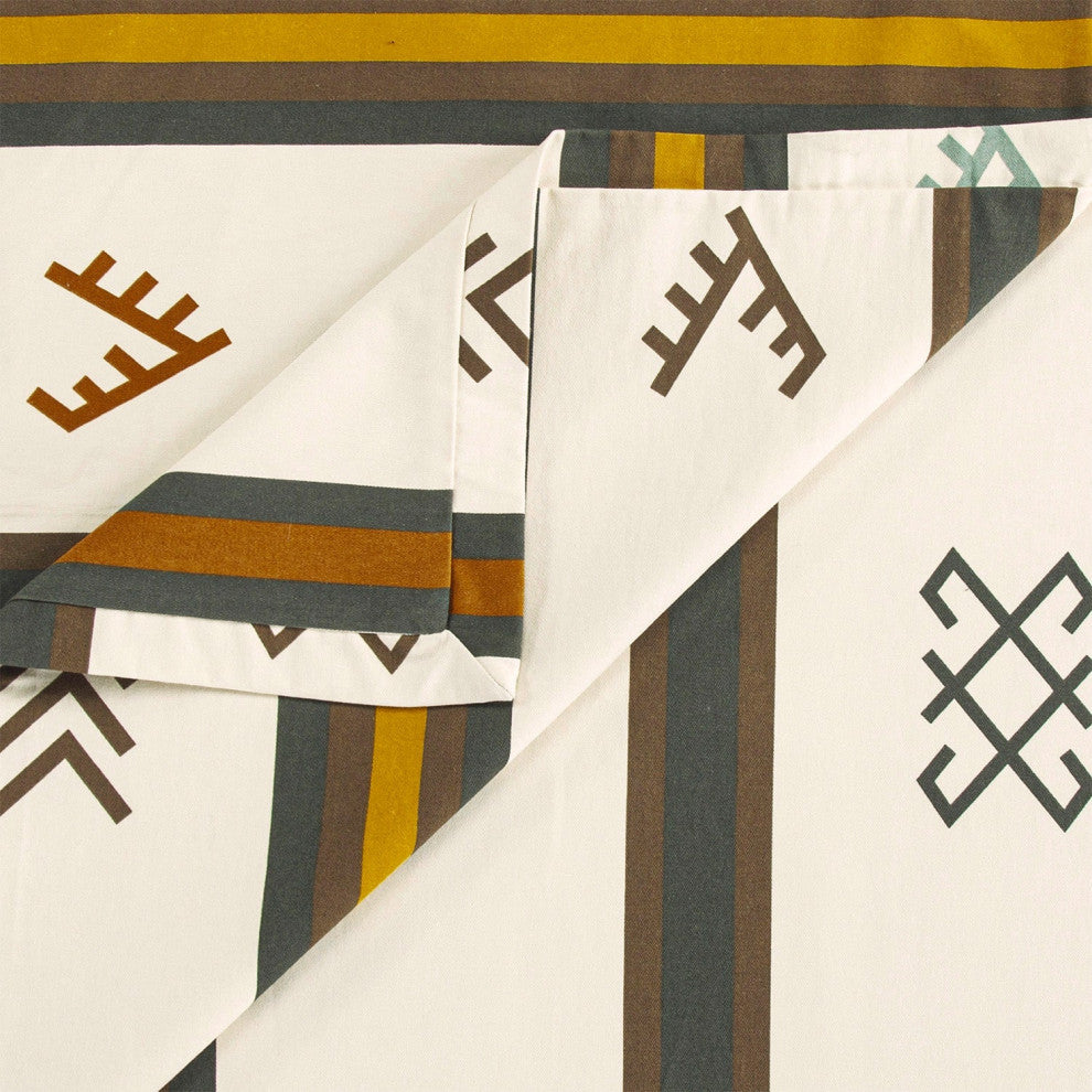 Toluca Canvas Duvet Cover Set, 3 Piece, Queen