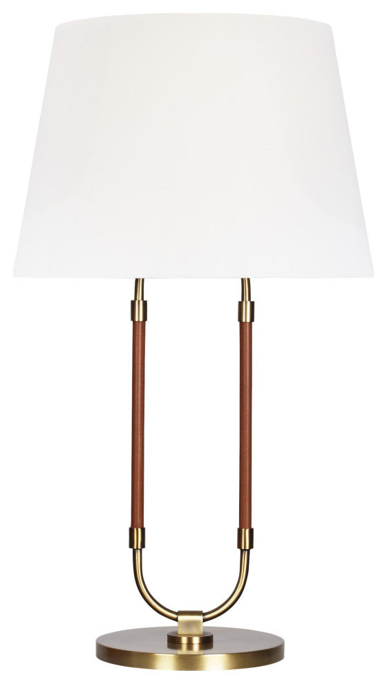 Katie Table Lamp, Time Worn Brass