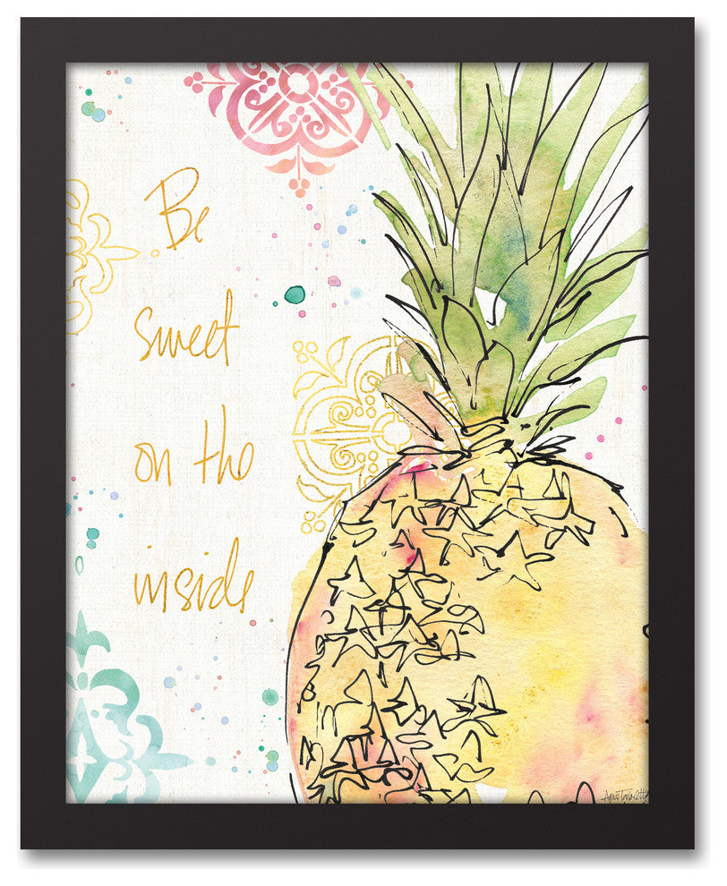 Palm Passion 11x14 Black Framed Canvas