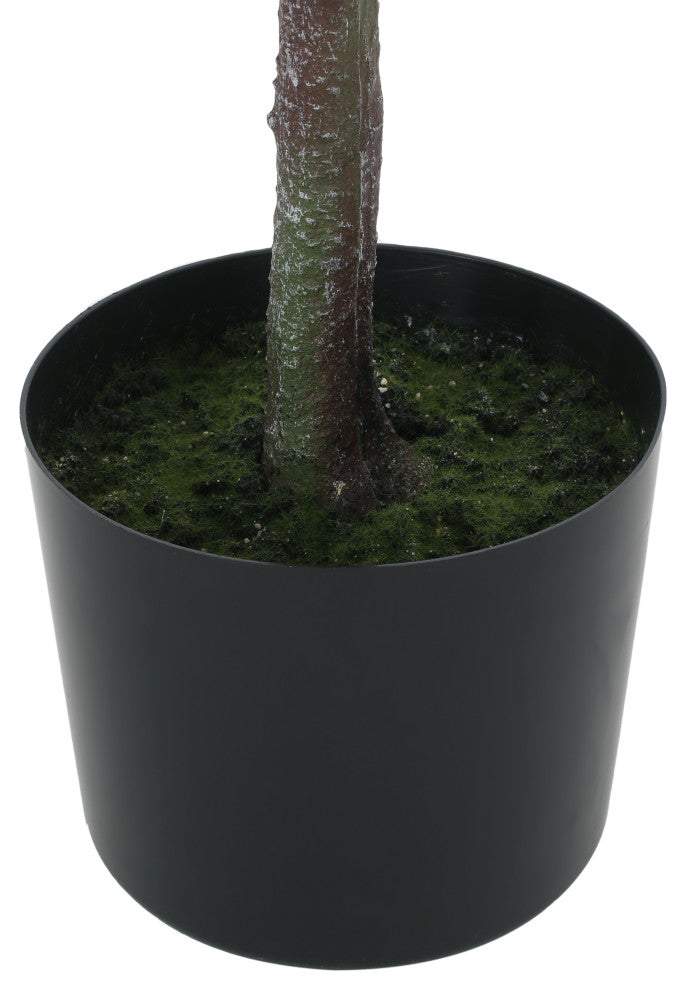 Bergweg Artificial Rose Tree, Green and Pink Champagne
