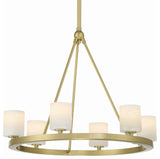 Crystorama Lighting Group ARA-10264-ST Aragon 6 Light 23"W LED - Soft Brass