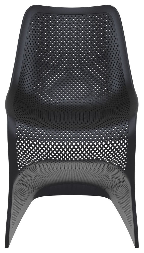 Compamia Bloom Outdoor Dining Chairs, Set of 2, Black