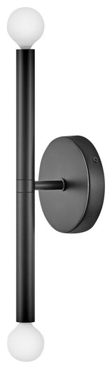 Lark Millie 14" Two Light Tall Sconce, Black