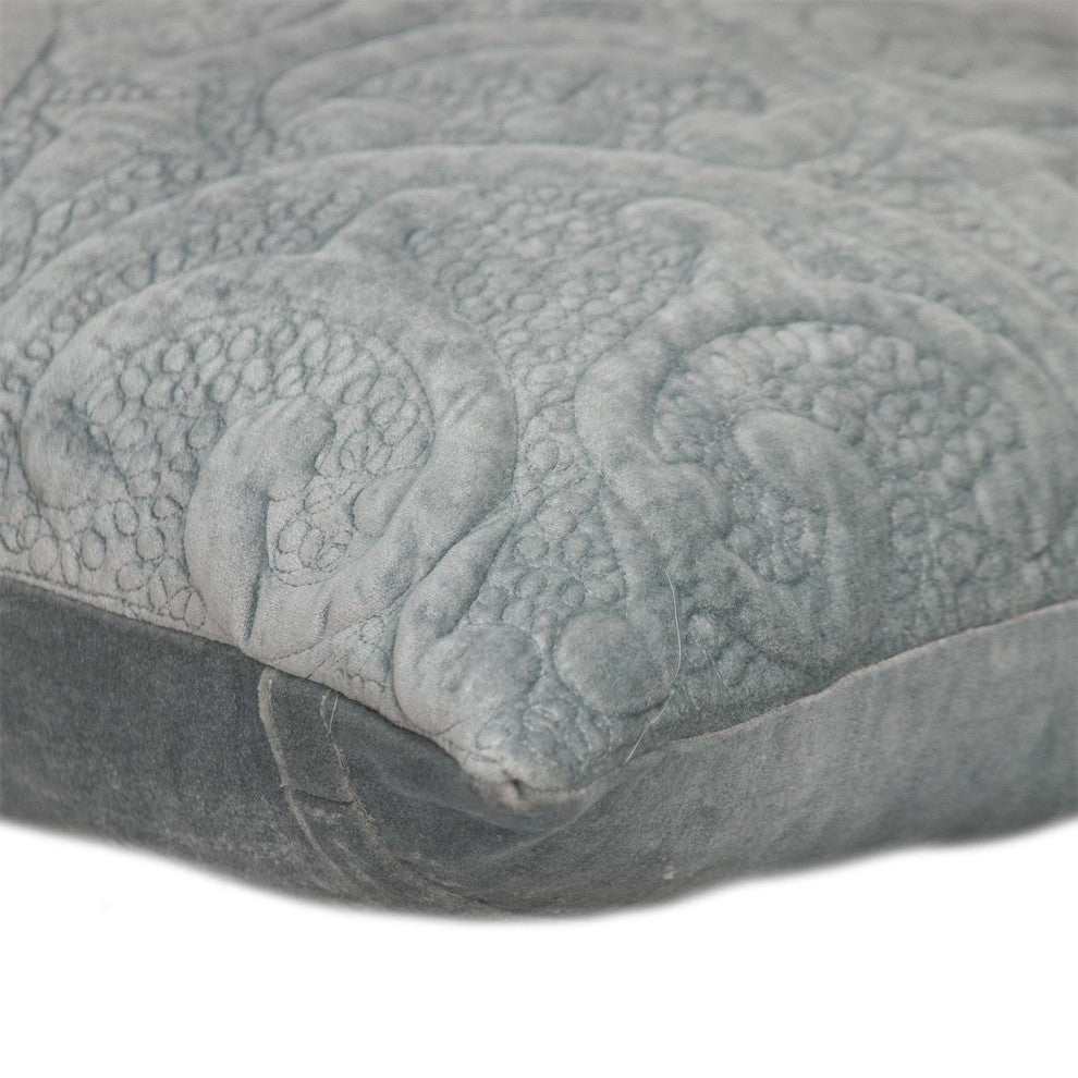 Parkland Collection Cristal Gray Throw Pillow