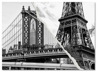 'The Tower and the Bridge' Canvas Art by Philippe Hugonnard