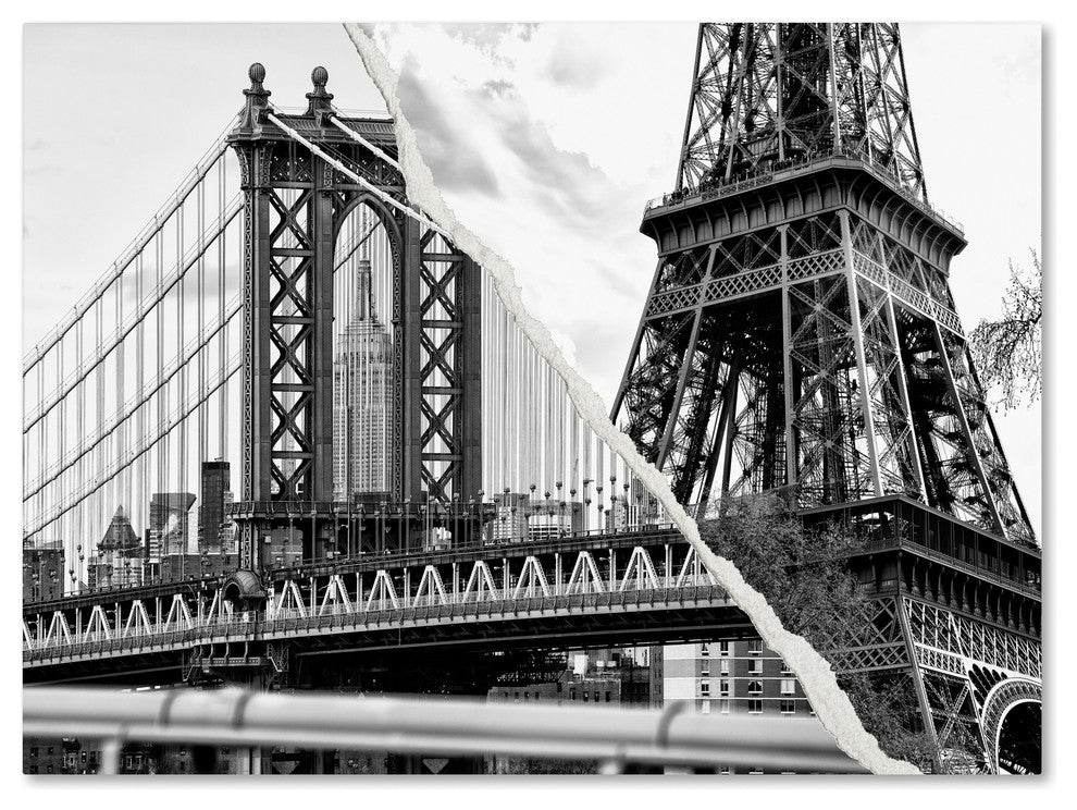 'The Tower and the Bridge' Canvas Art by Philippe Hugonnard