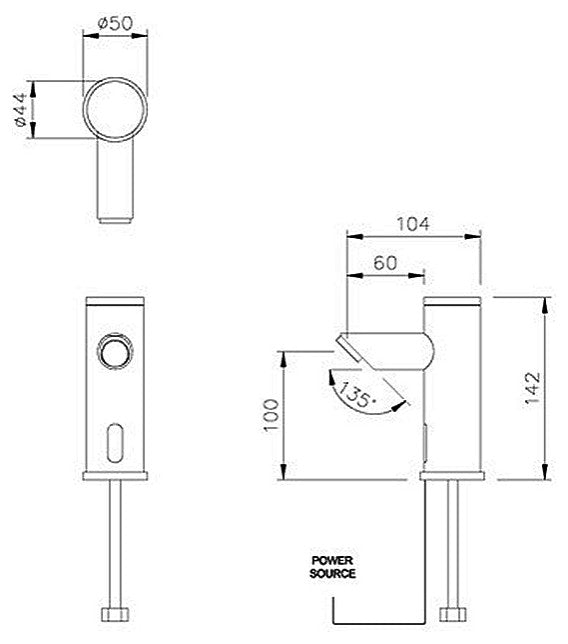 Marsala Minimalist Modern Brushed Nickel Sensor Soap Dispenser