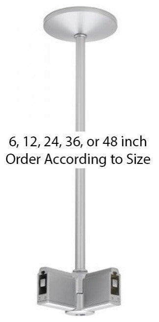 Flexrail 1 Track Part, Platinum, 12"