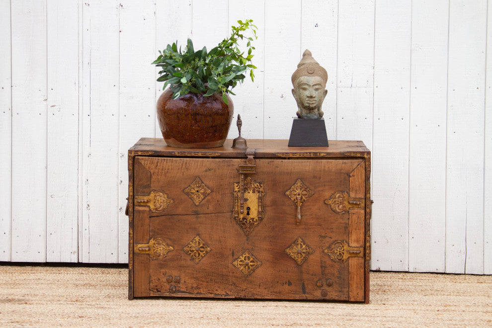 Large 18th Century Spanish BargueÃ±o Chest