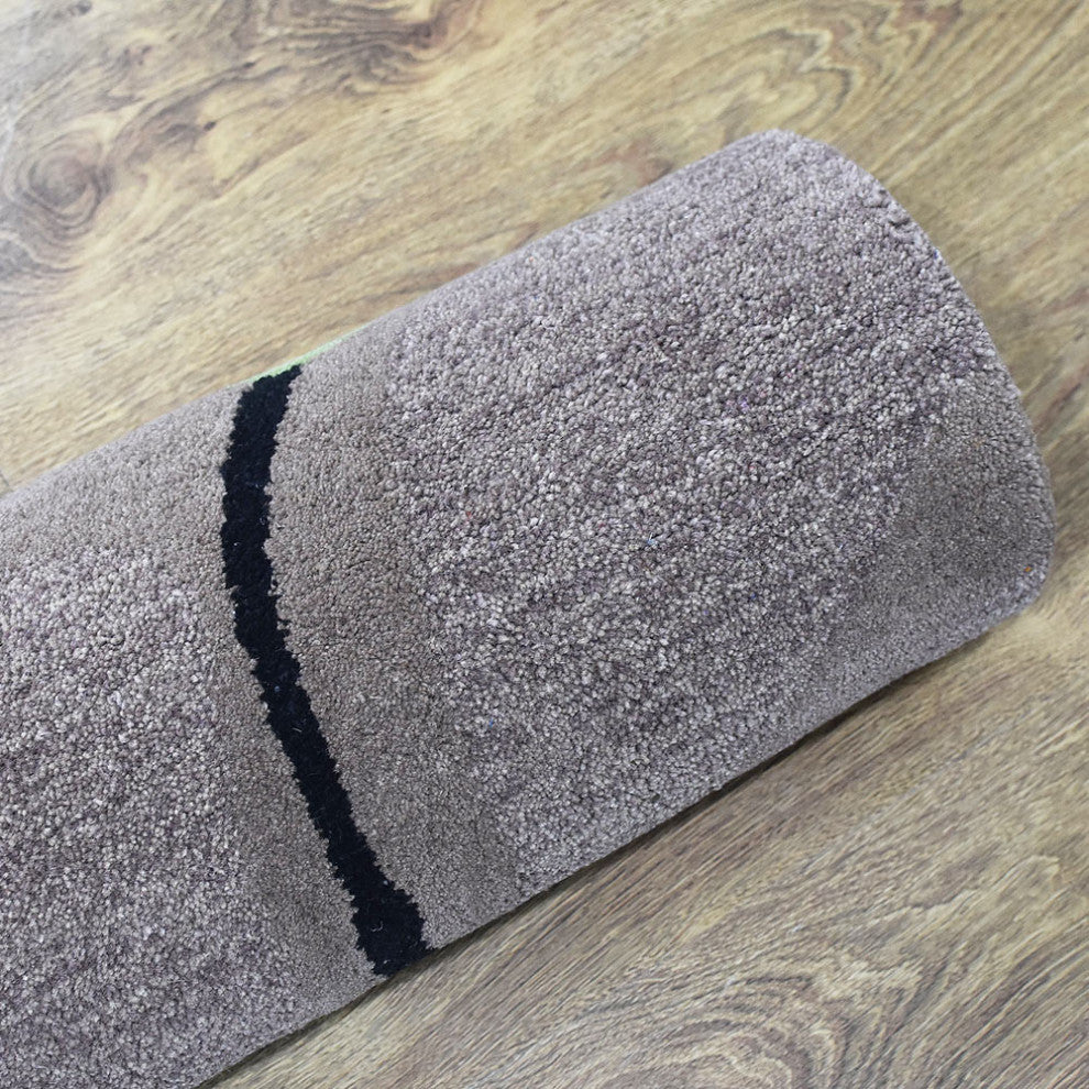 HAND TUFTED WOOL ECO-FRIENDLY AREA RUGS ECO-FRIENDLY AREA RUGS -  Camel, Floral