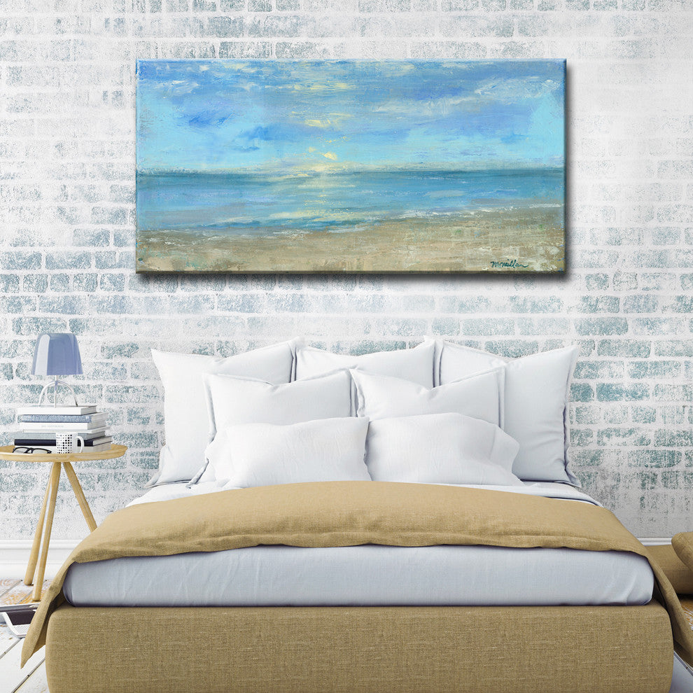 Morning View' Canvas by Leslie Owens, 40"x20"