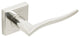 Waterfall Lever, Tubular Privacy, Polished Stainless Steel, 2-3/8" Backset