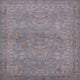 Ahgly Company Indoor Square Mid-Century Modern Area Rugs, 5' Square