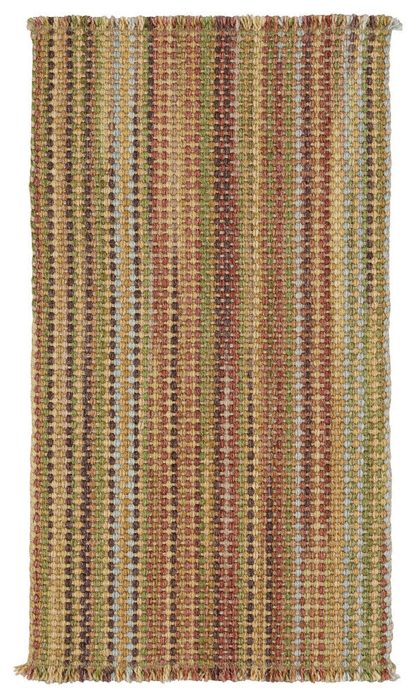 Capel Nags Head Multi 0404_910 Flat Woven Rugs - 3' X 5' Vertical Stripe Rectang