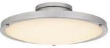 Donne LED Semi-Flush Mount in Brushed Nickel