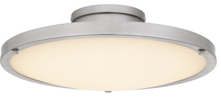 Donne LED Semi-Flush Mount in Brushed Nickel