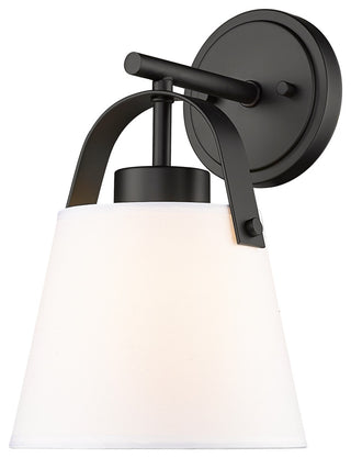 Z-LITE 1-Light Wall Sconce, Matte Black